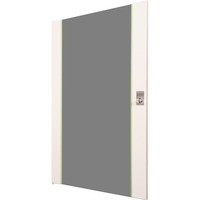 Digitus Puerta frontal de vidrio para carcasa de pared de 19" 20U serie Unique, Panel frontal gris