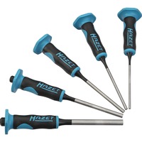 Hazet Juego de punzones para pasadores 751LHS/5, largo, PIN punch azul/Negro