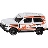 SIKU BLISTER Land Rover Defender con motocicleta KTM, Automóvil de construcción 