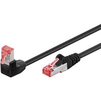 goobay 51543 cable de red Negro 1 m Cat6 S/FTP (S-STP) negro, 1 m, Cat6, S/FTP (S-STP), RJ-45, RJ-45