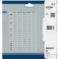 Bosch 2 608 837 755 hoja de sierra circular 14 cm 1 pieza(s) Metal, 14 cm, 2 cm, 1,1 mm, 11000 RPM, 1,6 mm