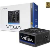 Chieftec Vega 750W Series PPG-750-S unidad de fuente de alimentación 20+4 pin ATX ATX Negro, Fuente de alimentación de PC 750 W, 100 - 240 V, 20+4 pin ATX, 60 cm, 400 mm, 400 mm