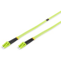 Digitus Cable de parche LWL, dúplex, conector LC > LC, multimodo OM5 verde claro