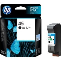 HP 45 1 pieza(s) Original Negro, Tinta Original, Tinta a base de pigmentos, Negro, HP Designjet 700 HP Photosmart 1000 HP Officejets Pro 1150c, 1170c, 1175c, 1 pieza(s), Impresión por inyección de tinta, Minorista