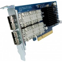 QNAP LAN-40G2SF-MLX adaptador y tarjeta de red Interno Fibra 40000 Mbit/s, Adaptador de red Interno, Alámbrico, Fibra, 40000 Mbit/s