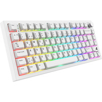 Sharkoon SKILLER SGK55W, Teclado para gaming blanco