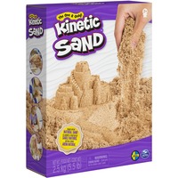 Spin Master Kinetic Sand, bolsa de 2,5 kg de Kinetic Sand marrón natural para mezclar, moldear y crear, para niños a partir de 3 años, Juego de arena Kinetic Sand , bolsa de 2,5 kg de marrón natural para mezclar, moldear y crear, para niños a partir de 3 años, Arena kinética infantil, 3 año(s), No tóxico, Marrón