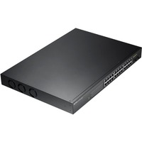 Zyxel GS1900-24HP Gestionado Gigabit Ethernet (10/100/1000) 1U Negro, Interruptor/Conmutador Gestionado, Gigabit Ethernet (10/100/1000), 1U