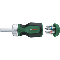 Bosch 1600A032UY, Destornillador verde/Negro