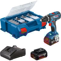Bosch Taladro atornillador a batería GSR 18V-28 Professional, 18 voltios, Taladro/destornillador azul/Negro