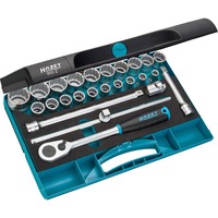 Hazet Juego de llaves de vaso 900Z, 1/2", 25 piezas, Kit de herramientas 