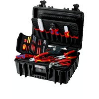 KNIPEX Maletín de herramientas "Robust23" Electro, 25 piezas, Kit de herramientas negro