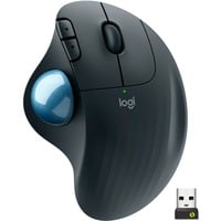 Logitech ERGO M575 for Business ratón Oficina mano derecha Bluetooth Trackball 2000 DPI grafito/Azul, mano derecha, Trackball, Bluetooth, 2000 DPI, Grafito