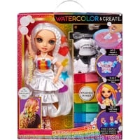 MGA Entertainment Rainbow High Watercolor & Create Fashion Doll Brown Eyes, Muñecos Rainbow High Watercolor & Create Fashion Doll Brown Eyes, Muñeca fashion, Femenino, 4 año(s), Colores surtidos