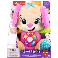 Mattel Laugh & Learn JFD31 juguete interactivos, Peluches rosa neón/Marrón claro, Niño/niña, 0,5 año(s), Efectos luminosos, Sonoro