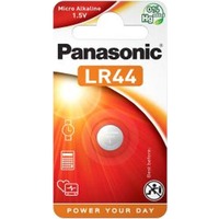 Panasonic LR-44EL Batería de un solo uso Alcalino plateado, Batería de un solo uso, Alcalino, 1,5 V, 2 pieza(s), 120 mAh, Metálico