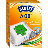 Swirl Bolsas para aspiradora A 08 ( A09 ) EcoPor, Bolsas de aspiradora 