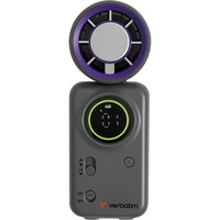 Verbatim Cool 'n' Go Ice Touch Mini, Ventilador gris/Lila