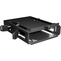 be quiet! HDD CAGE 2 Universal Funda de disco duro, Bastidor de instalación negro, Universal, Funda de disco duro, Negro, 2.5,3.5", be quiet! Dark Base 901 series / Dark Base 900 series / Dark Base 700 series / Silent Base 802..., 113 mm