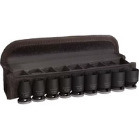 Bosch Juego de dados de impacto PRO 3/8", 9 piezas, Llave de tubo negro