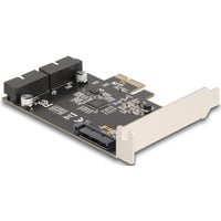 DeLOCK Tarjeta PCI Express x1 a 2 x conectores USB internos de 5 Gbps, Tarjeta de interfaz 