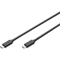 Digitus Cable de conexión USB 2.0 USB-C > USB-C negro