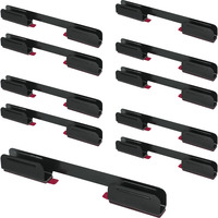 Govee Clips de doblado para tubo de luz neón negro, Clip de montaje, Negro, Metal, Govee, Neon Rope Light 2, 5 pieza(s)