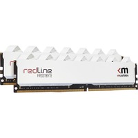 Mushkin Redline módulo de memoria 16 GB 2 x 8 GB DDR4 3200 MHz ECC, Memoria RAM blanco, 16 GB, 2 x 8 GB, DDR4, 3200 MHz, 288-pin DIMM, Blanco