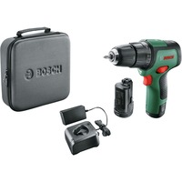 Bosch EasyImpact 12 1300 RPM Sin llave 1 kg Negro, Verde, Taladradora de impacto verde/Negro, Taladro de pistola, Sin llave, Sin escobillas, 1 cm, 1300 RPM, 2 cm