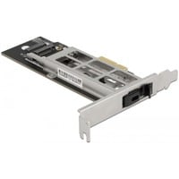 DeLOCK 47003 tarjeta y adaptador de interfaz Interno M.2, Bastidor de instalación PCIe, M.2, PCIe 3.0, Gris, 32 Gbit/s, -40 - 85 °C