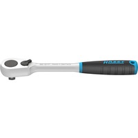 Hazet Carraca reversible de diente fino HiPer 3/8" negro/Azul
