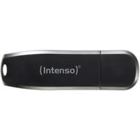 Intenso Speed Line unidad flash USB 32 GB USB tipo A 3.2 Gen 1 (3.1 Gen 1) Negro, Lápiz USB negro, 32 GB, USB tipo A, 3.2 Gen 1 (3.1 Gen 1), 70 MB/s, Tapa, Negro