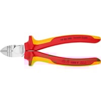 KNIPEX KP-1426160 Pelacables, Alicates de corte rojo/Amarillo, Aislamiento protector, 216 g, Rojo, Amarillo