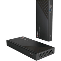Lindy Extensor KVM Cat.6 150m, Extensión DisplayPort negro