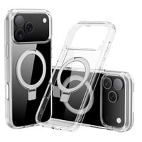 Nevox StyleShell SHOCKFlex con función de soporte, Funda para teléfono móvil transparente