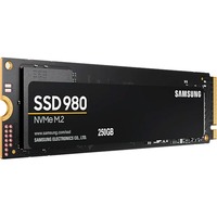 SAMSUNG 980 M.2 250 GB PCI Express 3.0 V-NAND NVMe, Unidad de estado sólido 250 GB, M.2, 1300 MB/s