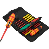 Wera Kraftform Kompakt VDE 17 RA 1, 17 piezas, Destornillador rojo/Amarillo