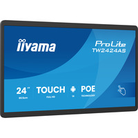 iiyama ProLite TW2424AS-B3P, Pantalla de gran formato negro (mate), Panel plano interactivo, 60,5 cm (23.8"), 1920 x 1080 Pixeles, Wifi, 24/7