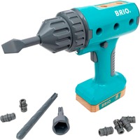 BRIO Atornillador inalámbrico Builder, Juegos de construcción 
