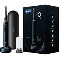 Braun iO Series 10 Adulto Cepillo dental oscilante Negro, Cepillo de dientes eléctrico negro, Adulto, Cepillo dental oscilante, Cuidados diarios, Limpieza profunda, Cuidado de las encías, Sensible, Blanqueador, Negro, 2 min, Alrededor