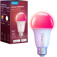 Govee Govee Smart Wifi&BLE Light Bulb 800lm, Lámpara LED 
