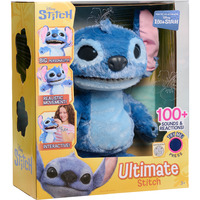 Just Play Disney Stitch - Ultimate Stitch, Peluches Personaje, 3 año(s), Interactivo, Sonoro, AA, Pilas incluidas