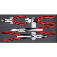 KNIPEX 00 20 01 V16 alicate Juego de alicates, Set de pinzas rojo/Negro, Juego de alicates, Rojo, 335 mm, 3,3 cm, 165 mm, 850 g