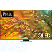 SAMSUNG GQ85Q80DAT, TV QLED plateado/Negro