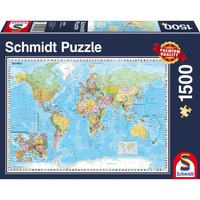 Schmidt Spiele 58289 puzzle Puzzle rompecabezas 1500 pieza(s) Mapas 1500 pieza(s), Mapas