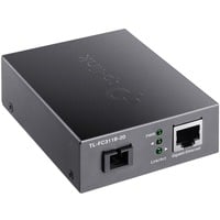 TP-Link TL-FC311B-20 convertidor de medio 1000 Mbit/s Monomodo Negro, Transmisor de audio y video 1000 Mbit/s, IEEE 802.3, IEEE 802.3ab, IEEE 802.3i, IEEE 802.3u, IEEE 802.3x, IEEE 802.3z, Gigabit Ethernet, 10,100,1000 Mbit/s, 1000 Mbit/s, 2000 m