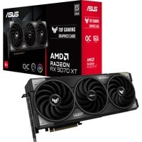 ASUS TUF Gaming TUF-RX9070XT-O16G-GAMING AMD Radeon RX 9070 XT 16 GB GDDR6, Tarjeta gráfica gris, Radeon RX 9070 XT, 16 GB, GDDR6, 256 bit, 7680 x 4320 Pixeles, PCI Express 5.0