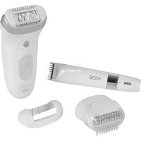 Braun Silk-épil 7 7-441, Depiladora blanco/Plateado