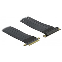 DeLOCK 85766 tarjeta y adaptador de interfaz Interno PCIe, Tarjeta de ampliación PCIe, PCIe, Negro, 0,3 m, 1 pieza(s)