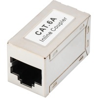 Digitus Acoplador modular CAT 6A, apantallado, Embrague apantallado, IEEE 802.3, Metálico, China, -10 - 50 °C